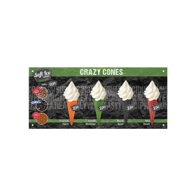 92214 Deelkaart los Crazy Cones Softice corner 2023